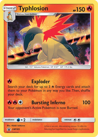 Typhlosion (SM185) [Sun & Moon: Black Star Promos]