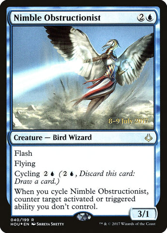 Nimble Obstructionist  [Hour of Devastation Prerelease Promos]