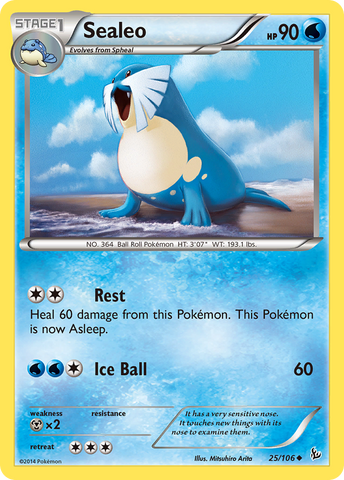 Sealeo (25/106) [XY: Flashfire]