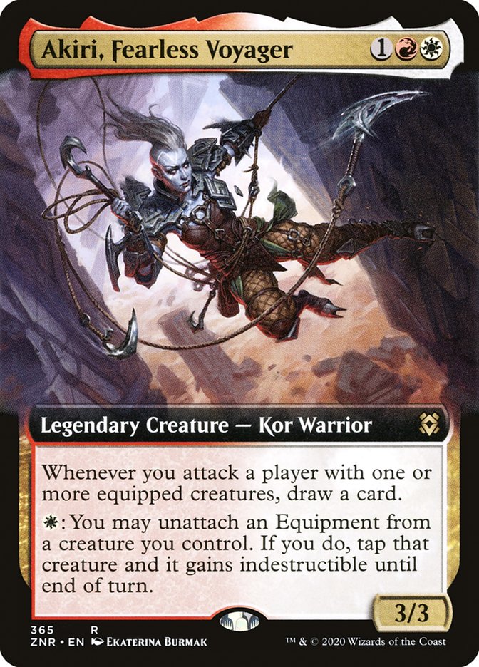 Akiri, Fearless Voyager (Extended) [Zendikar Rising Extended Art]