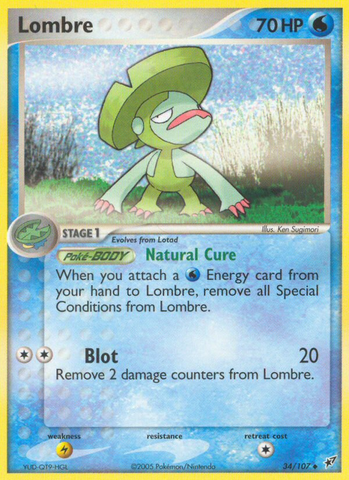 Lombre (34/107) [EX: Deoxys]