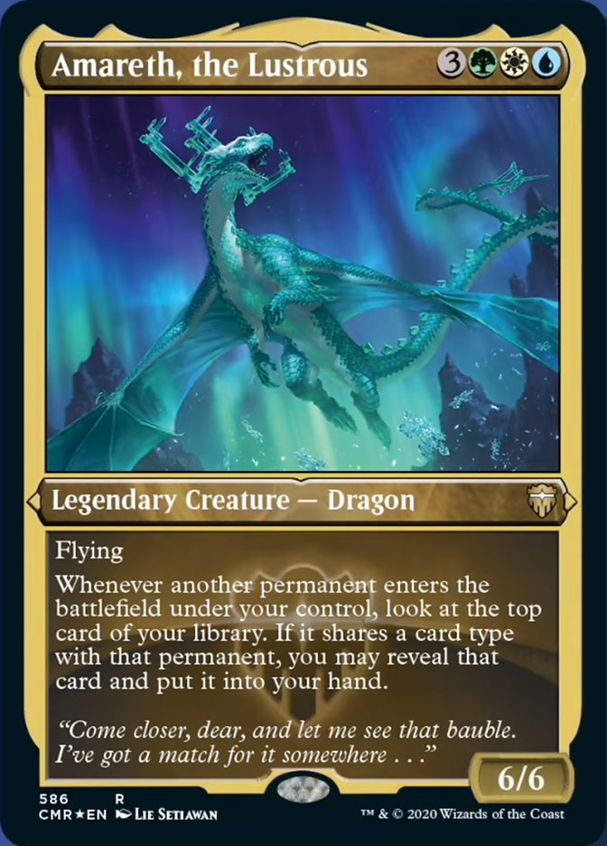 Amareth, the Lustrous [Commander Legends Etched]