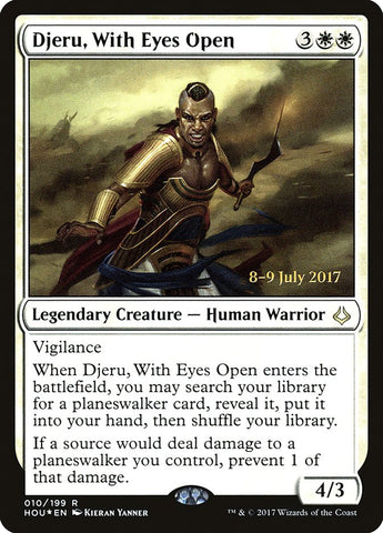 Djeru, With Eyes Open  [Hour of Devastation Prerelease Promos]