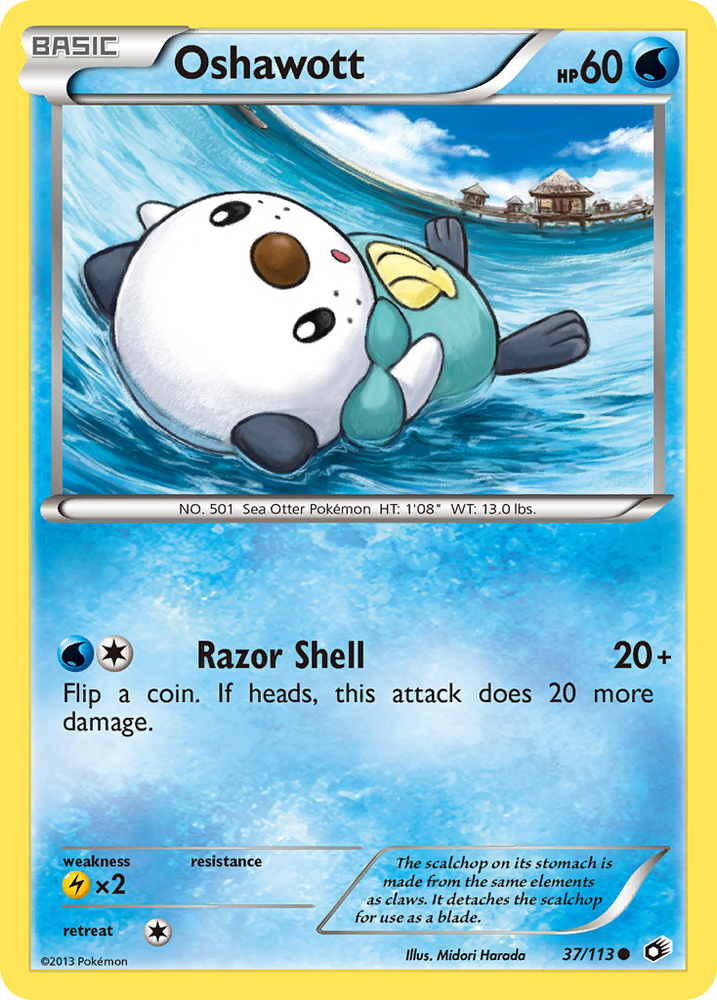 Oshawott (37/113) [Black & White: Legendary Treasures]