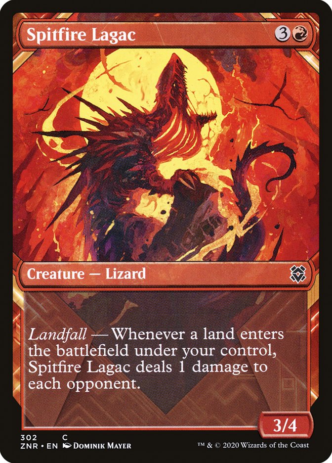 Spitfire Lagac (Showcase) [Zendikar Rising Extended Art]