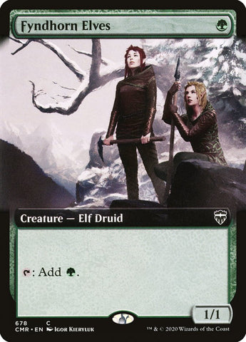 Fyndhorn Elves (Extended) [Commander Legends Extended]