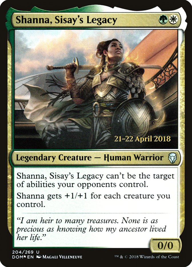 Shanna, Sisay's Legacy  [Dominaria Prerelease Promos]