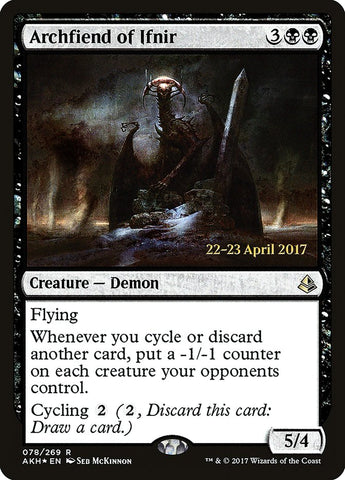 Archfiend of Ifnir  [Amonkhet Prerelease Promos]