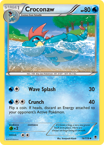 Croconaw (16/119) [XY: Phantom Forces]