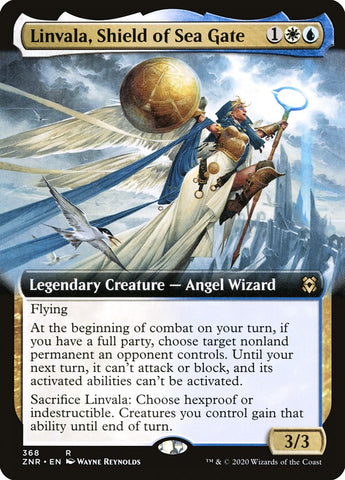 Linvala, Shield of Sea Gate (Extended) [Zendikar Rising Extended Art]