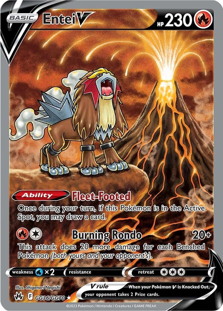 Entei V (GG36/GG70) [Sword & Shield: Crown Zenith]