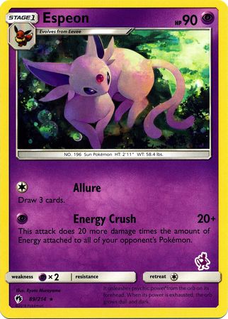 Espeon (89/214) (Mewtwo Deck) [Battle Academy 2020]