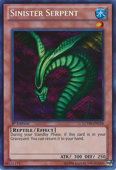 Sinister Serpent [LCYW-EN154] Secret Rare