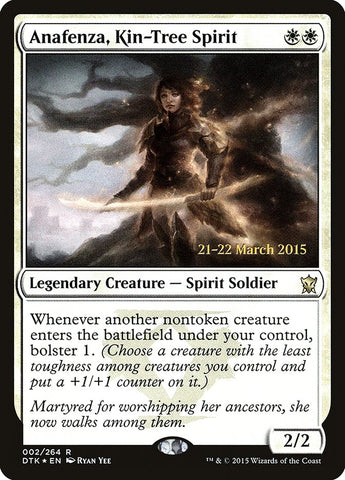 Anafenza, Kin-Tree Spirit  [Dragons of Tarkir Prerelease Promos]