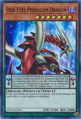 Odd-Eyes Pendulum Dragon [DUPO-EN105] Ultra Rare