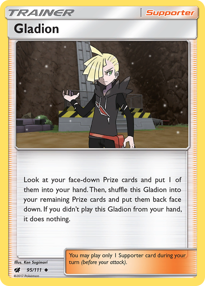 Gladion (95/111) [Sun & Moon: Crimson Invasion]