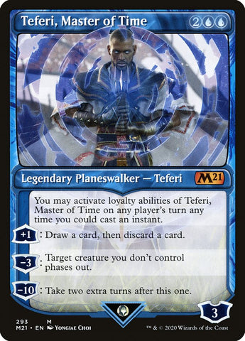 Teferi, Master of Time (Showcase) [Core Set 2021]