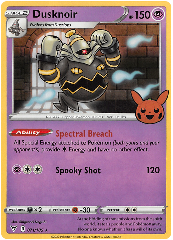 Dusknoir (071/185) [Trick or Trade 2023]