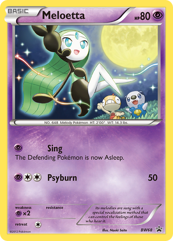 Meloetta (BW68) [Black & White: Black Star Promos]