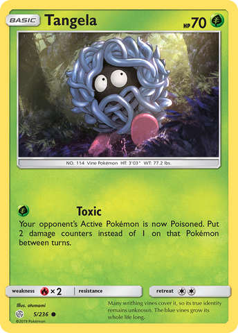 Tangela (5/236) [Sun & Moon: Cosmic Eclipse]