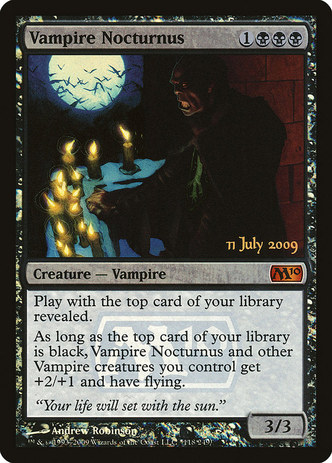 Vampire Nocturnus  [Magic 2010 Prerelease Promos]