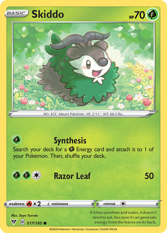 Skiddo (017/185) [Sword & Shield: Vivid Voltage]