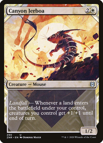 Canyon Jerboa (Showcase) [Zendikar Rising Extended Art]
