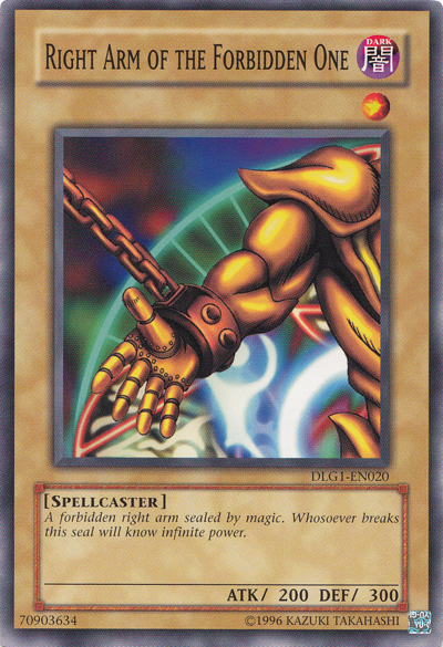 Right Arm of the Forbidden One [DLG1-EN020] Common