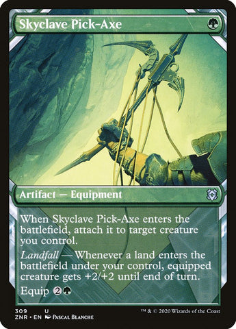 Skyclave Pick-Axe (Showcase) [Zendikar Rising Extended Art]
