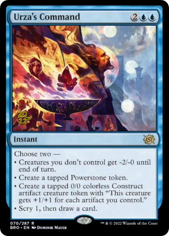 Urza's Command [The Brothers' War: Prerelease Promos]