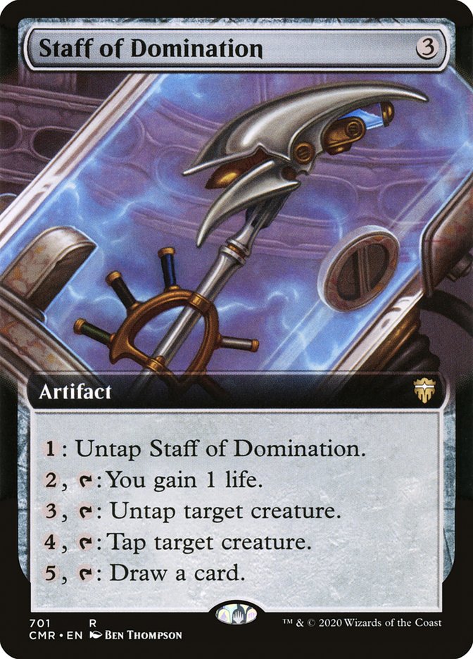 Staff of Domination (Extended) [Commander Legends Extended]