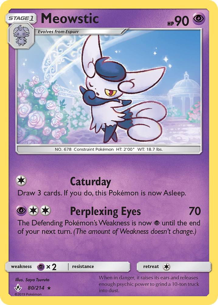 Meowstic (80/214) [Sun & Moon: Unbroken Bonds]