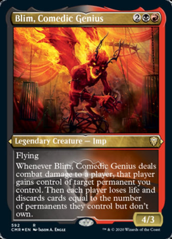 Blim, Comedic Genius [Commander Legends Etched]