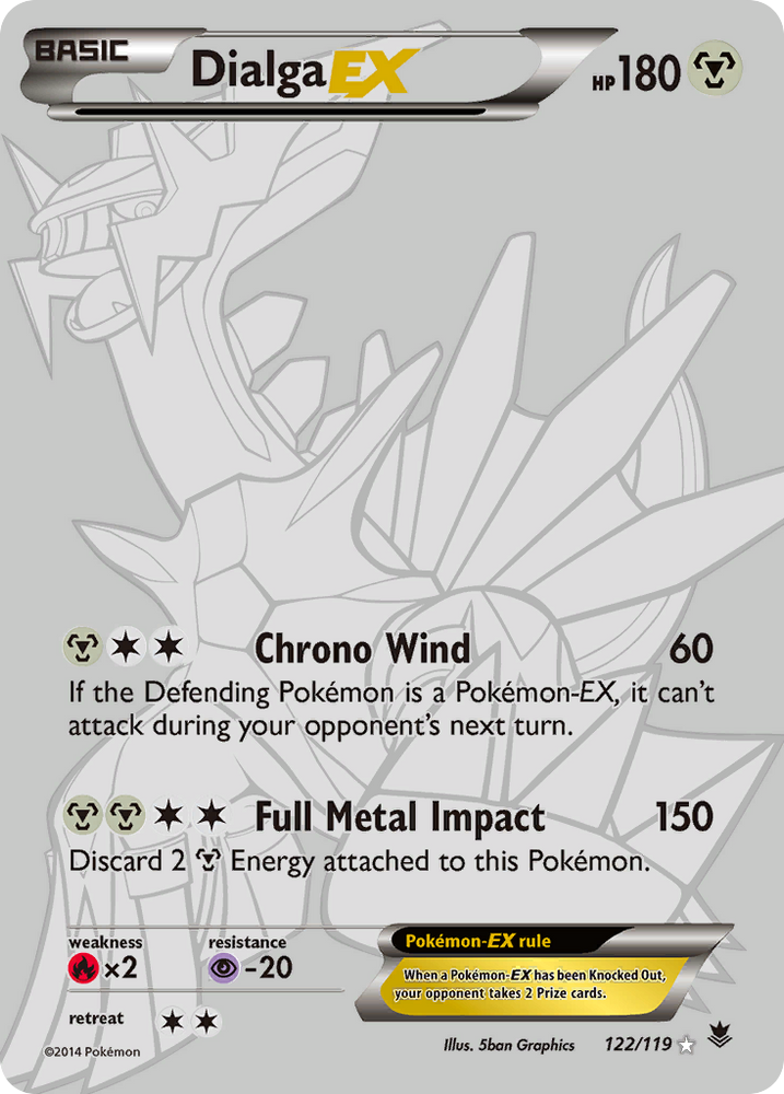 Dialga EX (122/119) [XY: Phantom Forces]