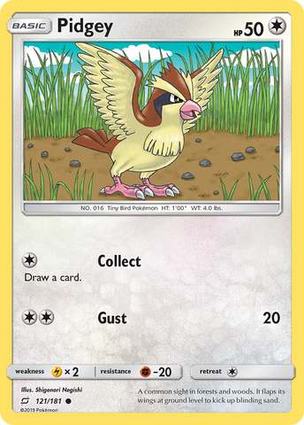 Pidgey (121/181) [Sun & Moon: Team Up]