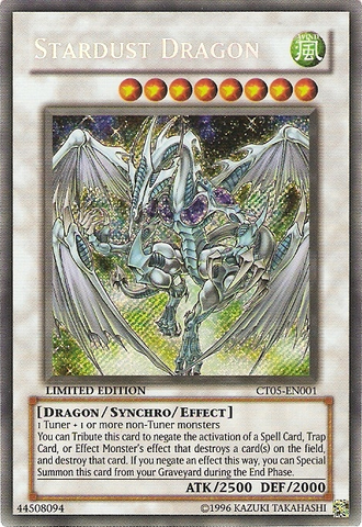 Stardust Dragon [CT05-EN001] Secret Rare