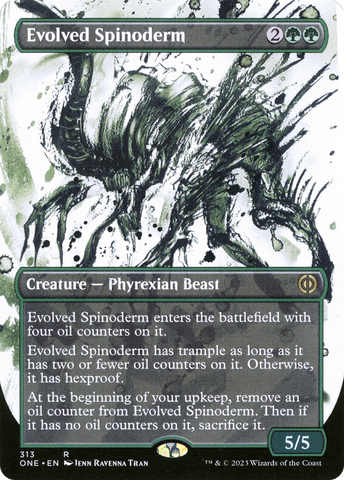 Evolved Spinoderm (Borderless Ichor) [Phyrexia: All Will Be One]