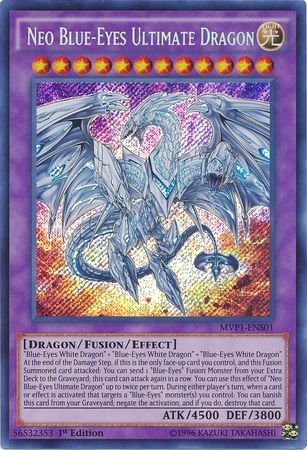 Neo Blue-Eyes Ultimate Dragon [MVP1-ENS01] Secret Rare