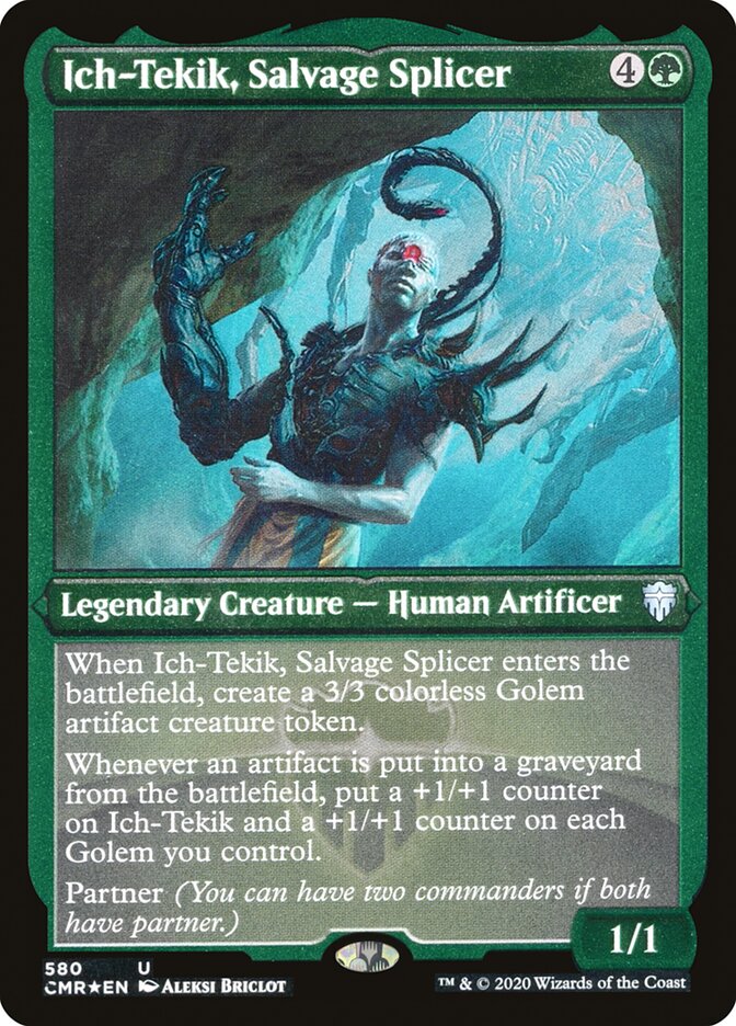 Ich-Tekik, Salvage Splicer [Commander Legends Etched]