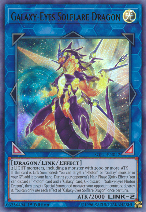 Galaxy-Eyes Solflare Dragon [SOFU-EN042] Ultra Rare