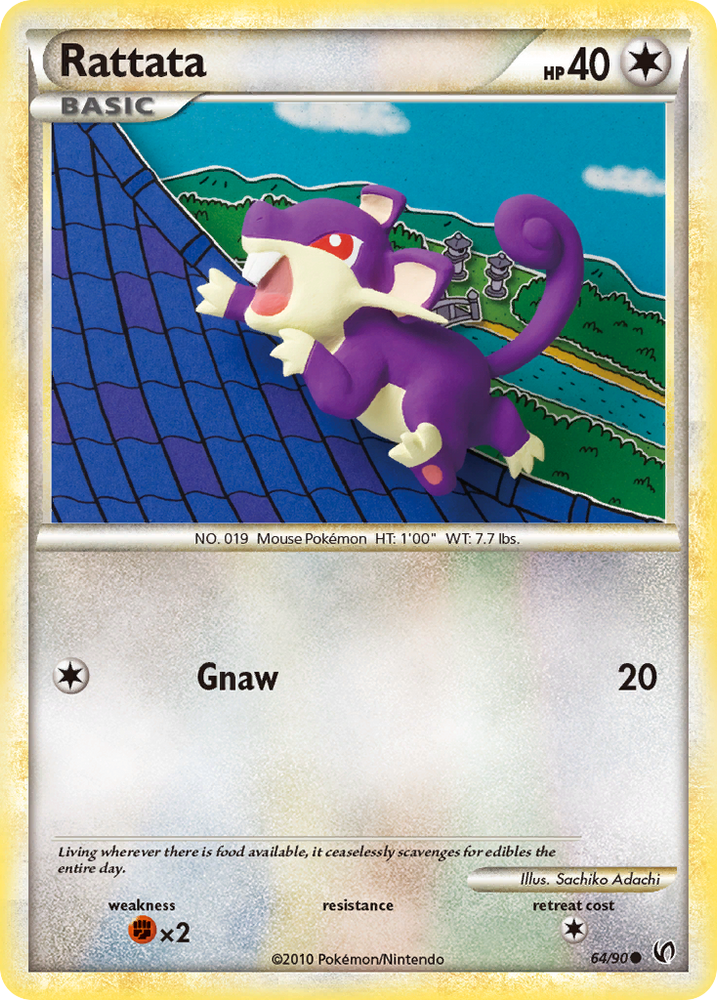 Rattata (64/90) [HeartGold & SoulSilver: Undaunted]