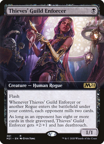 Thieves' Guild Enforcer (Extended) [Core Set 2021]