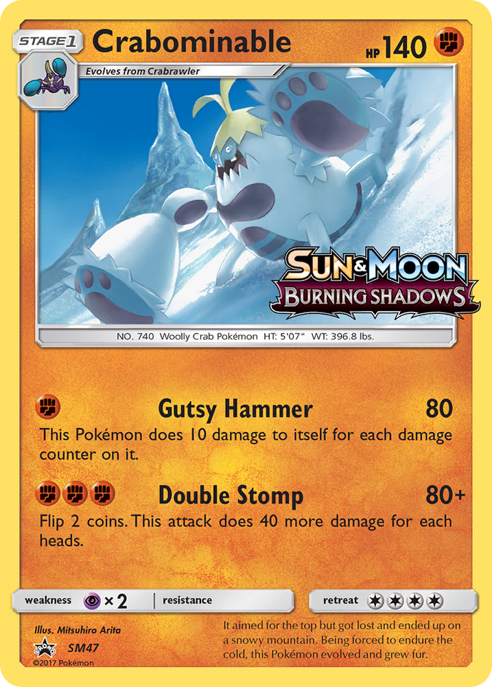 Crabominable (SM47) [Sun & Moon: Black Star Promos]