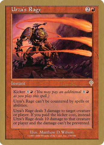 Urza's Rage (Jan Tomcani) [World Championship Decks 2001]