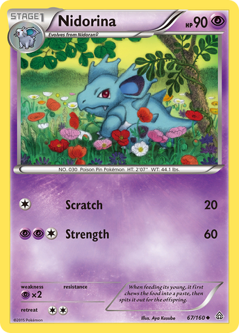 Nidorina (67/160) [XY: Primal Clash]