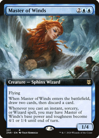Master of Winds (Extended) [Zendikar Rising Extended Art]