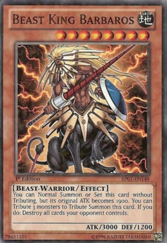 Beast King Barbaros [BP01-EN148] Starfoil Rare