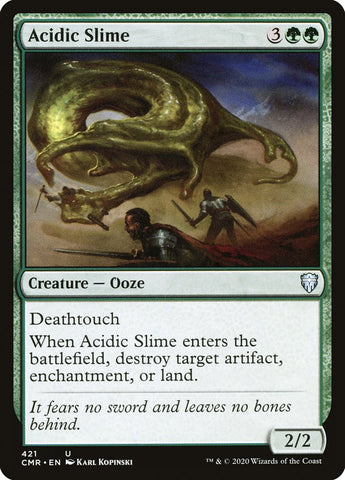 Acidic Slime [Commander Legends Commander Deck]