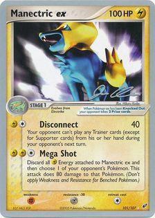 Manectric ex (101/107) (Mewtrick - Jason Klaczynski) [World Championships 2006]