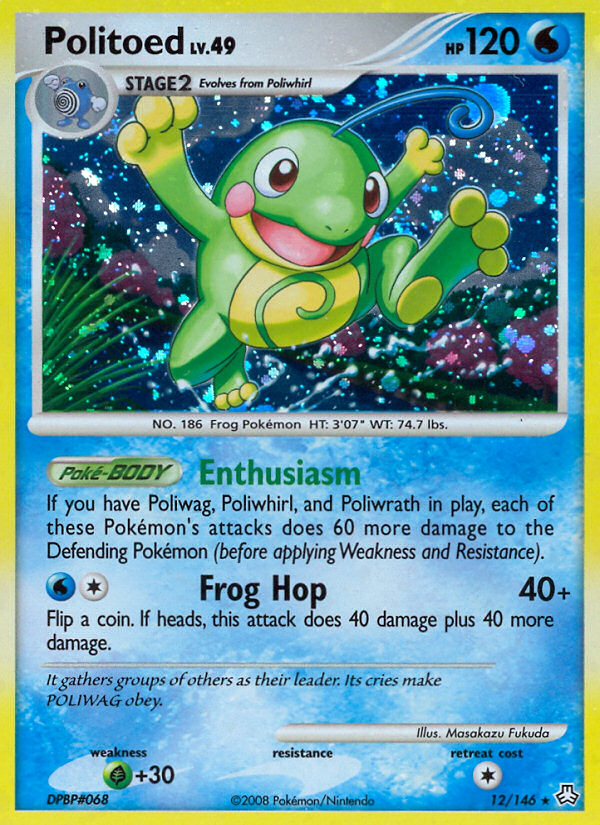 Politoed (12/146) [Diamond & Pearl: Legends Awakened]